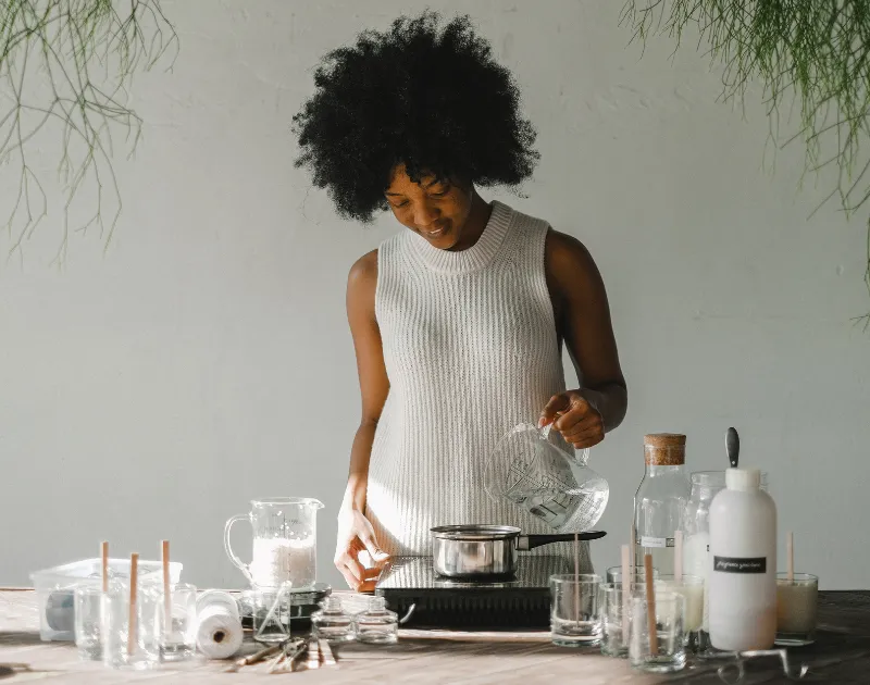 Our Step By Step To Making a Triple Scented Soy Candle